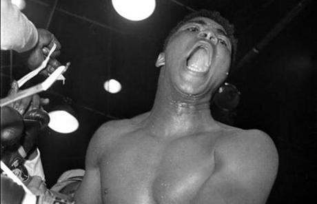 Muhammad Ali, who then went by his birth name Cassius Clay, shocked the world by beating Sonny Liston in 1964 in Miami.
